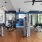 a gym with exercise equipment
