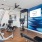 a gym with exercise equipment