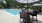 Seating area by pool
